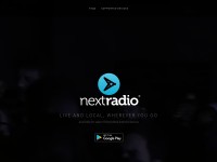 Desktop screenshot for nextradioapp.com