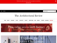 Desktop screenshot for architectural-review.com