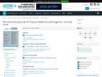 Desktop screenshot for ajtmh.org