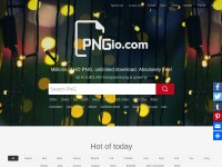 Desktop screenshot for pngio.com