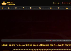 How 188jiliph.com looks like on a tablet such as an iPad.