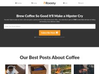 Desktop screenshot for roastycoffee.com
