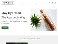 Desktop screenshot for copperh2o.com