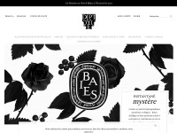 Desktop screenshot for diptyqueparis.com
