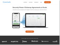 Desktop screenshot for pactsafe.com