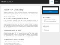 Desktop screenshot for usaemailhelp.com