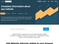 Desktop screenshot for website.informer.com