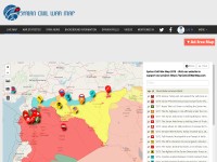 Desktop screenshot for syriancivilwarmap.com