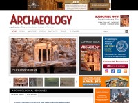 Desktop screenshot for archaeology.org
