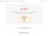 Desktop screenshot for gymglish.com