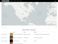Desktop screenshot for spinitron.com