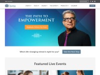 Desktop screenshot for chopra.com