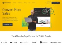 Desktop screenshot for unbouncepages.com