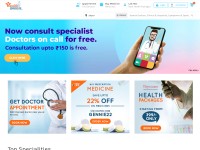 Desktop screenshot for healthgennie.com