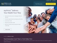 Desktop screenshot for myprivia.com