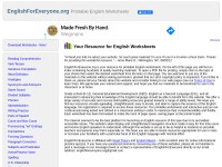 Desktop screenshot for englishforeveryone.org