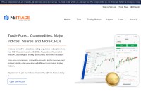 Desktop screenshot for mitrade.com
