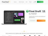 Desktop screenshot for finaldraft.com