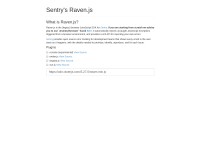 Desktop screenshot for ravenjs.com