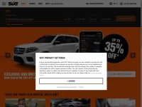 Desktop screenshot for sixt.com