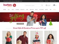Desktop screenshot for burkesoutlet.com