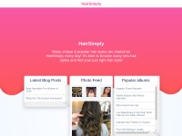 Desktop screenshot for hairsimply.com