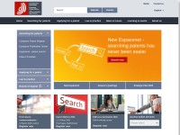 Desktop screenshot for epo.org