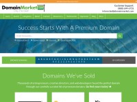 Desktop screenshot for domainmarket.com