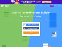 Desktop screenshot for jotform.com