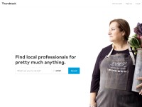 Desktop screenshot for thumbtack.com