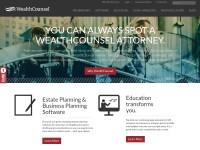 Desktop screenshot for wealthcounsel.com