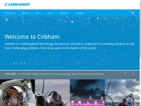 Desktop screenshot for cobham.com