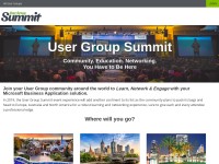 Desktop screenshot for usergroupsummit.com