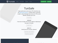 Desktop screenshot for tunsafe.com