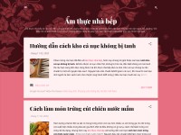 Desktop screenshot for amthucnhabep.blogspot.com