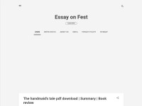 Desktop screenshot for essayonfest.online