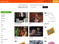 Desktop screenshot for reactiongifs.us