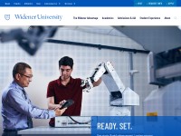 Desktop screenshot for widener.edu