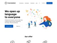 Desktop screenshot for translated.net
