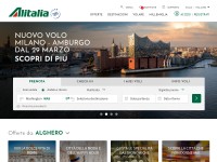 Desktop screenshot for alitalia.com