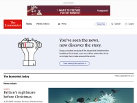 Desktop screenshot for economist.com
