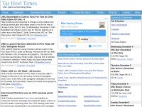 Desktop screenshot for tarheeltimes.com