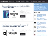 Desktop screenshot for technicalhint.com