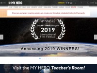 Desktop screenshot for myhero.com