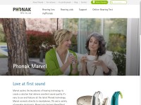 Desktop screenshot for phonak.com