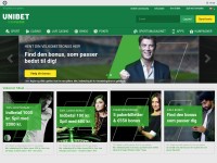 Desktop screenshot for unibet.dk