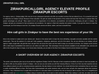Desktop screenshot for zirakpurcallgirl.com