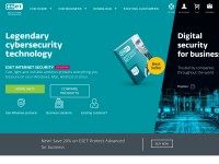 Desktop screenshot for eset.com