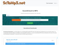 Desktop screenshot for sctomp3.net