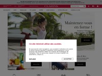 Desktop screenshot for clarins.fr